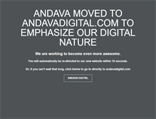 Tablet Screenshot of andava.com